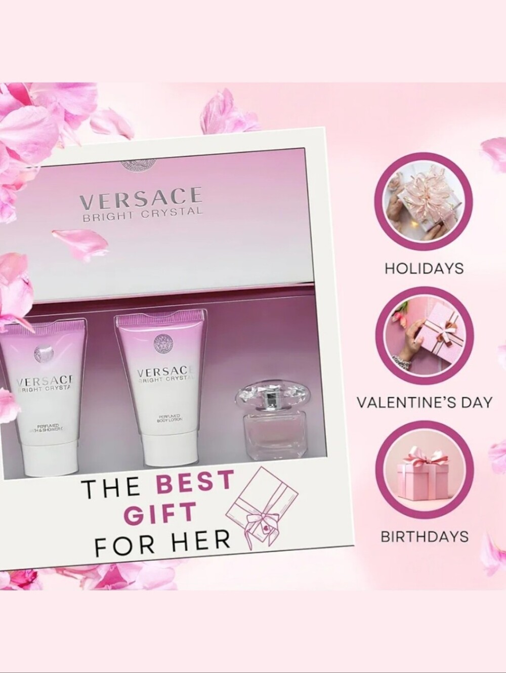 Versace Bright Crystal Travel Gift Set New In Box Unused - Picture 9 of 16